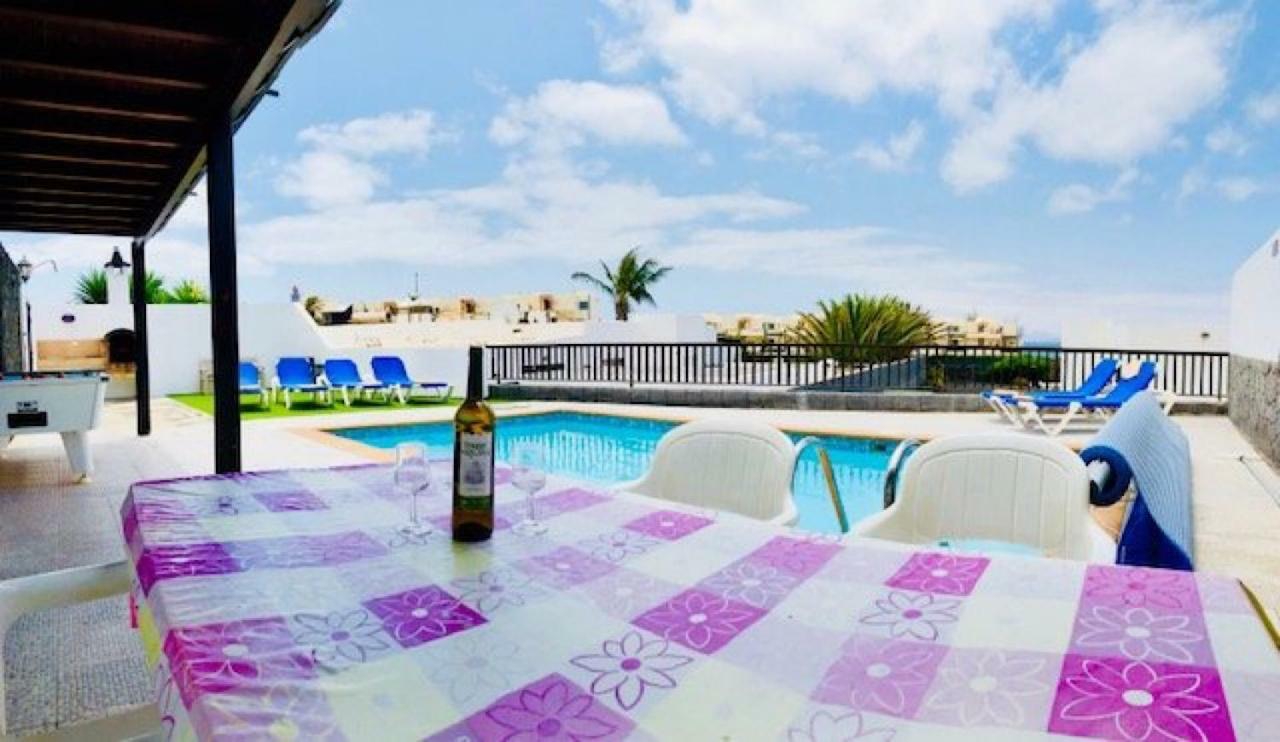 Villa Neptuno With Private Pool, Sea View, Sat-Tv & Free Wifi Playa Blanca  Eksteriør billede